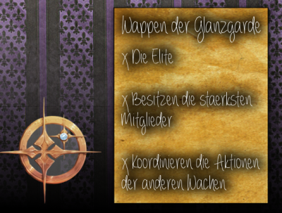 Alles wichtige &uuml;ber die Glanzgarde auf einen Blick.